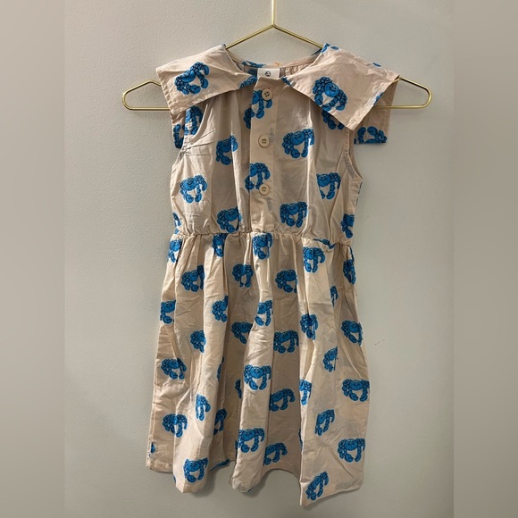 WYNKEN Sail Collar Sundress in Turquoise, Girl’s Size 4Y - Picture 4 of 8